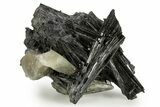 Black Tourmaline (Schorl) Crystal Cluster with Quartz - Namibia #363666-1
